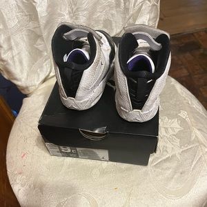 Black and white Jordan 13 retro By
